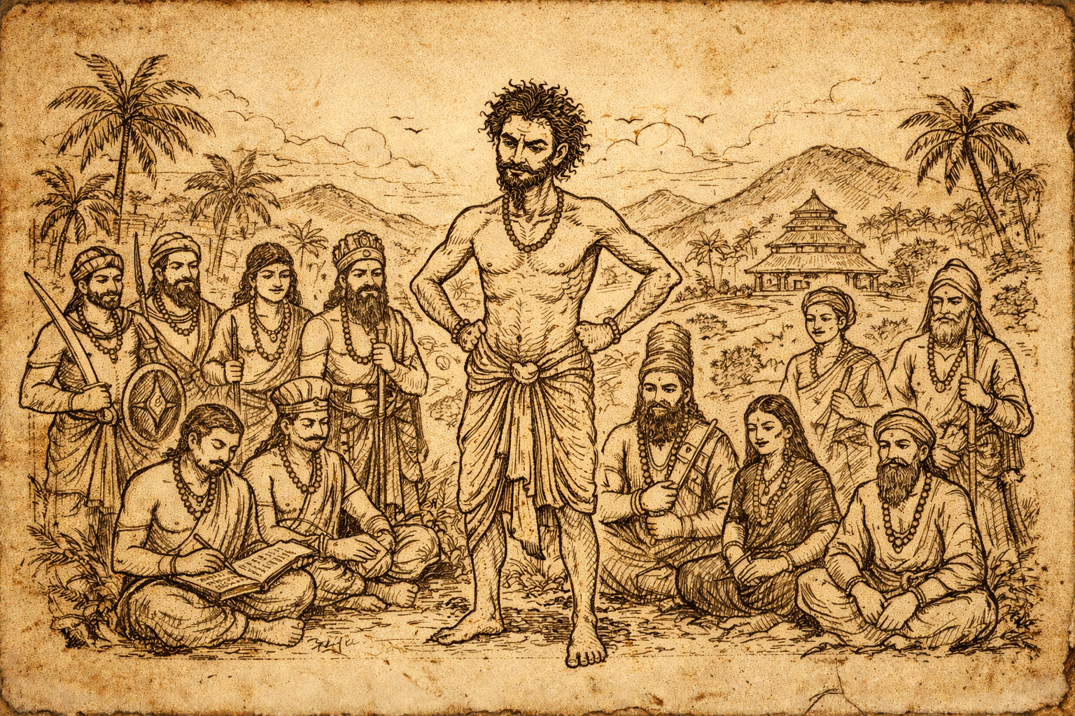 Naranathu Bhranthan and his siblings