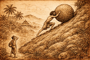 Naranathu Bhranthan :The Boulder on the Hill